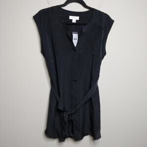 Motherhood Maternity Tie Detail Tunic - Sz M - NWT